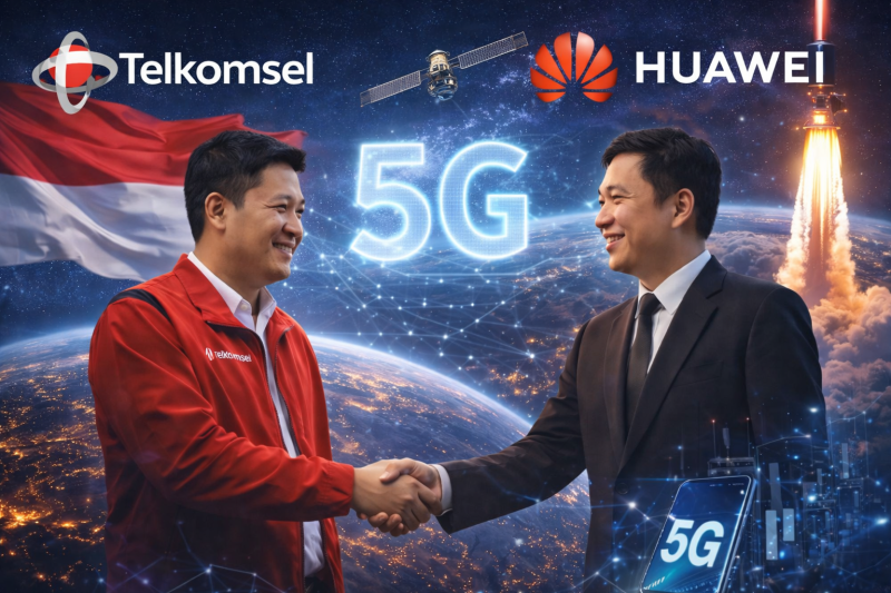 Telkomsel Gandeng Huawei Percepat 5G Internet Rumah