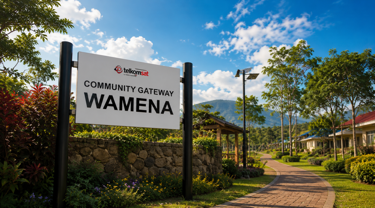 Gerbang Internet Wamena Bikin Koneksi Papua Pegunungan Stabil